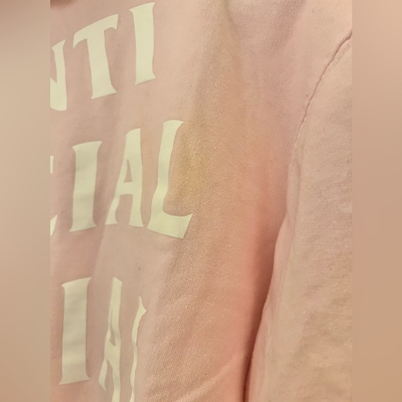 SOLD - Light Pink Anti Social Social Club Hoodie - Picture 5 of 5